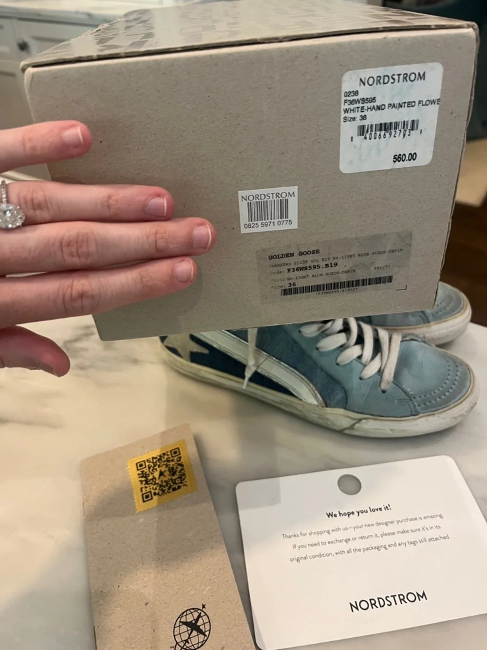 Authentic Golden Goose Sneakers size 36- VERY RARE- Nordstrom exclusive Pair! - Picture 11 of 12
